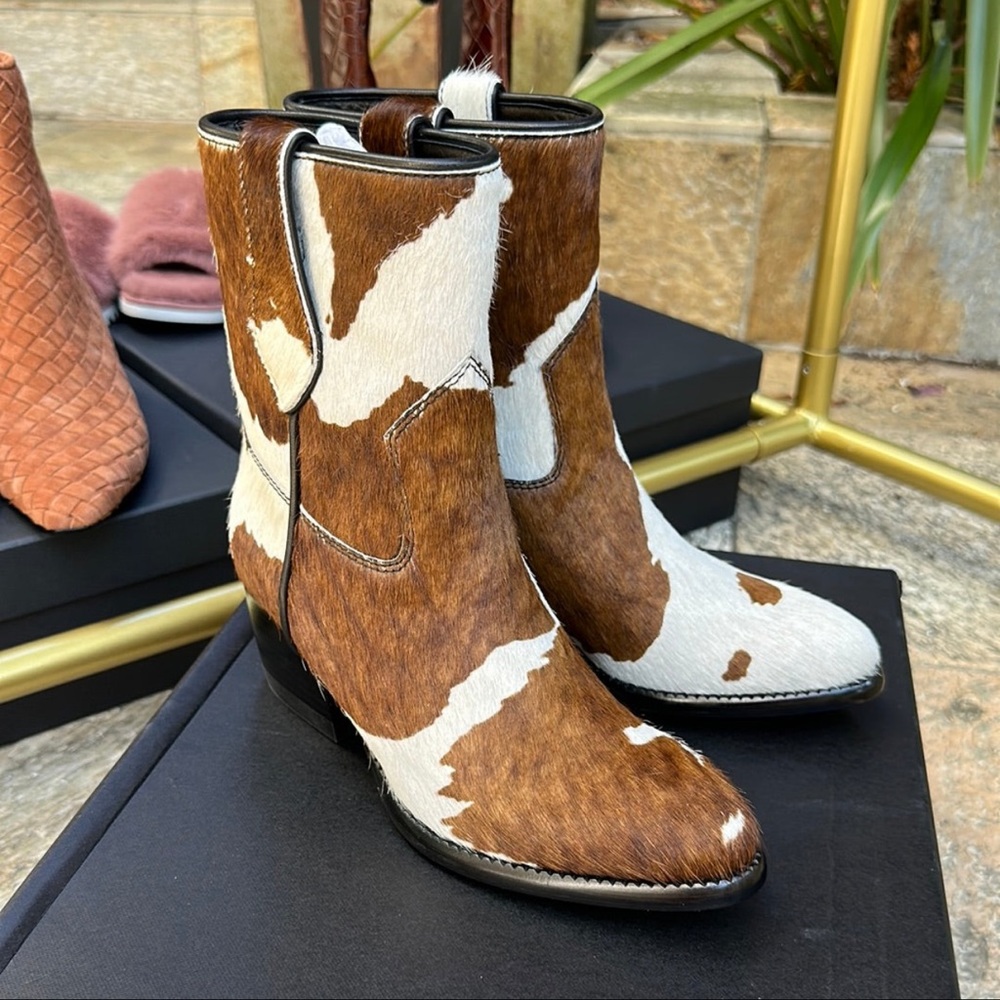 rag & bone Clyde Boot in Cow Print - Picture 5 of 10